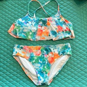 5 for $35- Athleta Kids Swim Bikini - Vibrant Floral